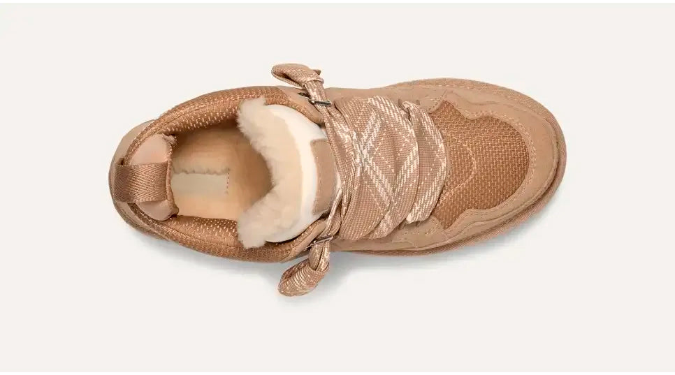 Damskie Sneakersy Platformowe z Pluszowym Kołnierzem