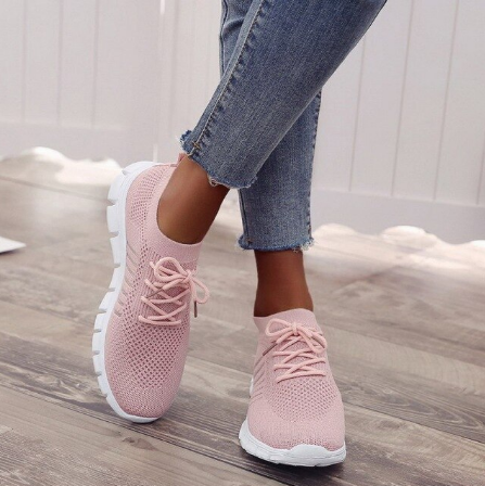 Damskie Sneakersy z Ażurową Cholewką na Białej Podeszwie