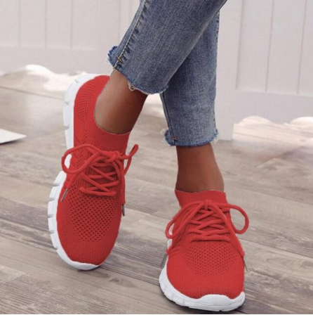 Damskie Sneakersy z Ażurową Cholewką na Białej Podeszwie