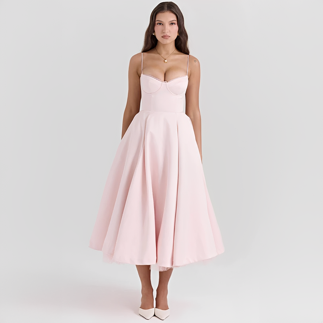 Elegancka i szykowna sukienka damska, stylowy fason | Elegancki model na lato
