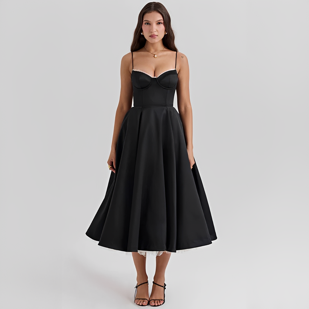 Elegancka i szykowna sukienka damska, stylowy fason | Elegancki model na lato