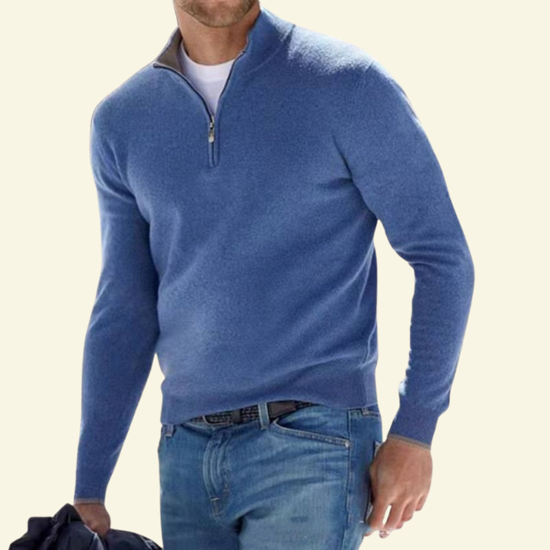 Damski sweter z wysoką stójką