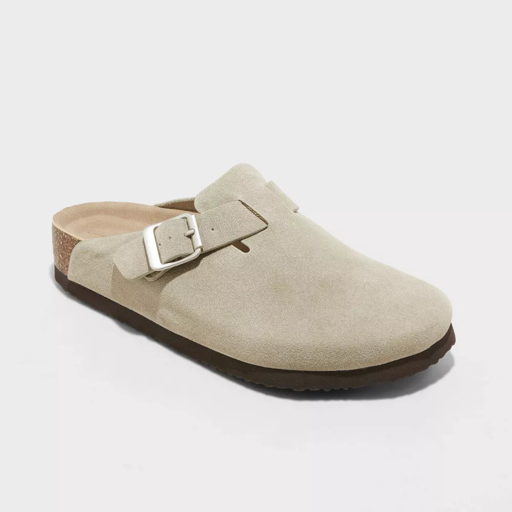 Unisex Chodaki z Korkową Podeszwą i Klamrą
