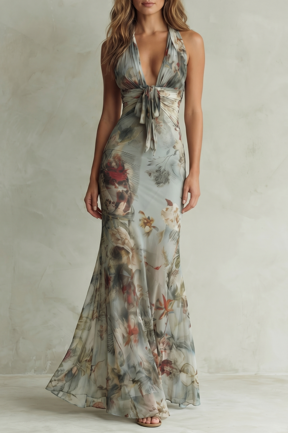 Kobieca sukienka maxi | Nowoczesny elegancki model