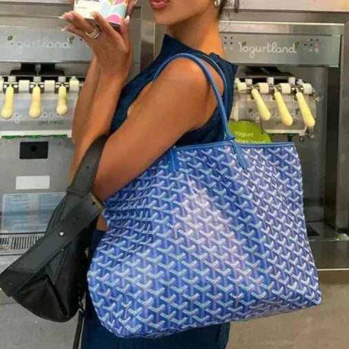 Damska Torba Shopper z Geometrycznym Wzorem