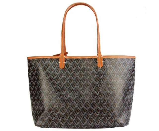 Damska Torba Shopper z Geometrycznym Wzorem