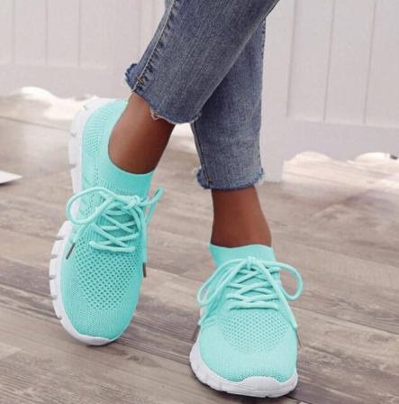 Damskie Sneakersy z Ażurową Cholewką na Białej Podeszwie