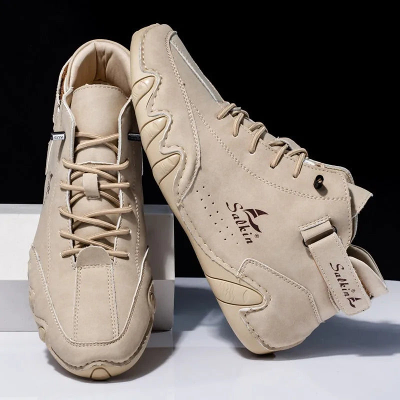 Sneakersy za kostkę zapinane na rzepy