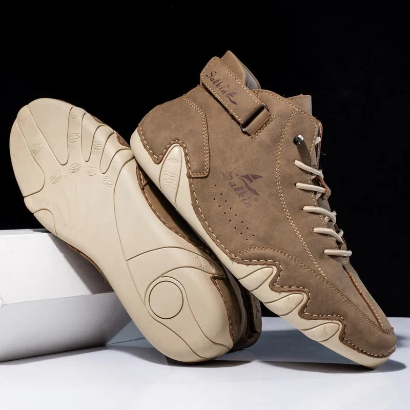 Sneakersy za kostkę zapinane na rzepy