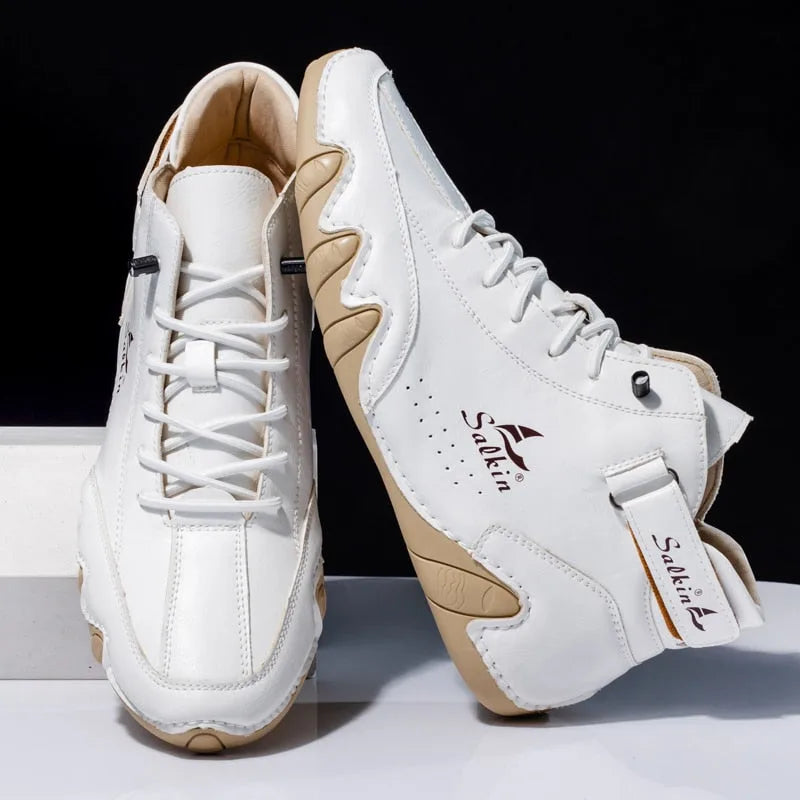 Sneakersy za kostkę zapinane na rzepy