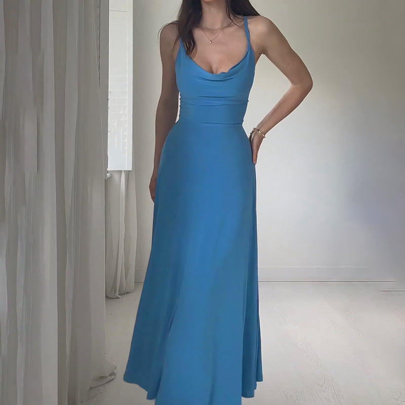 Sukienka maxi bez ramiączek | Stylowy model na ciepłe dni