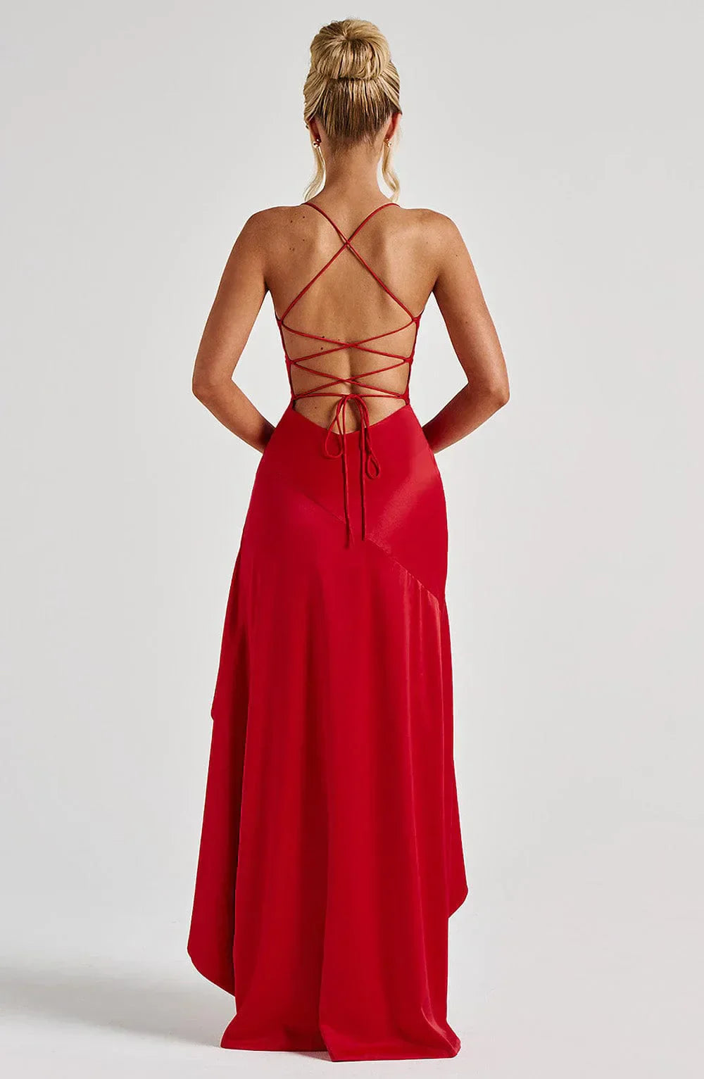 Sukienka maxi damska z rozcięciem | Elegancka długa sukienka