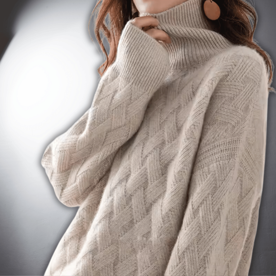 Damski sweter oversize o luźnym kroju