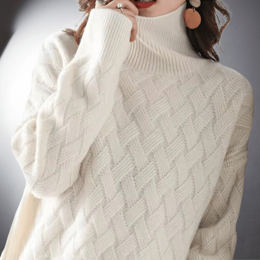 Damski sweter oversize o luźnym kroju