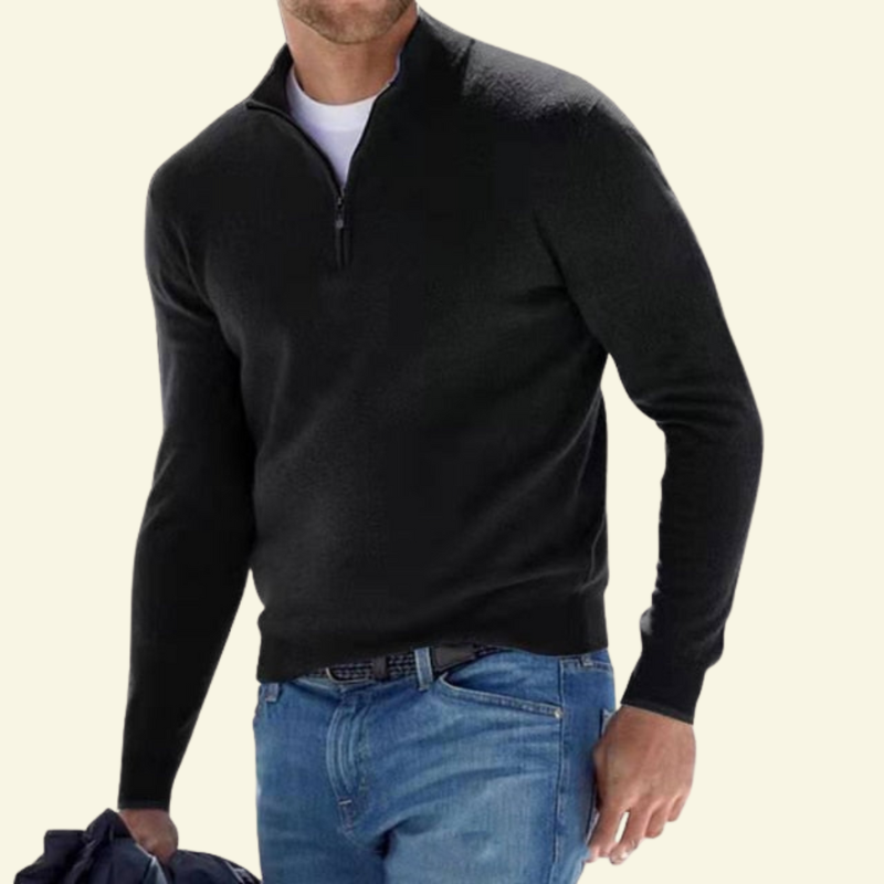 Damski sweter z wysoką stójką