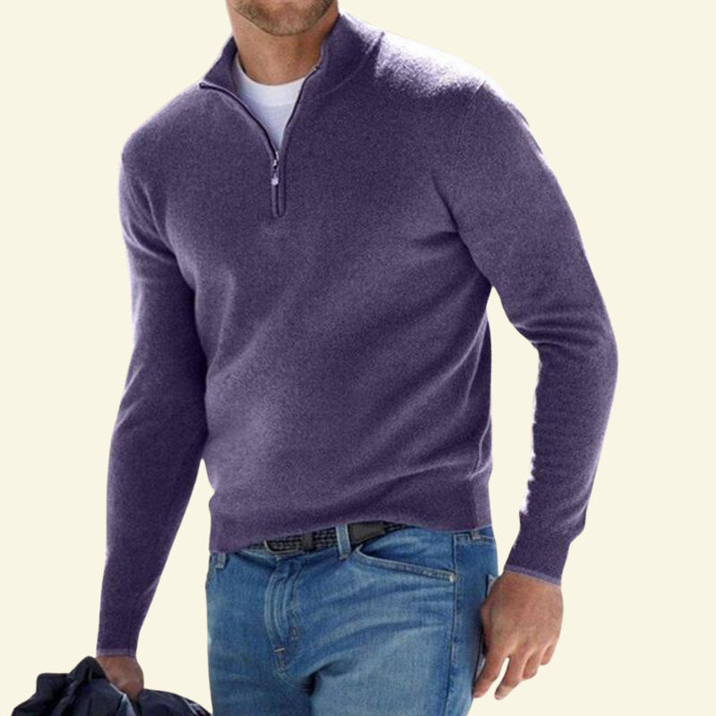 Damski sweter z wysoką stójką