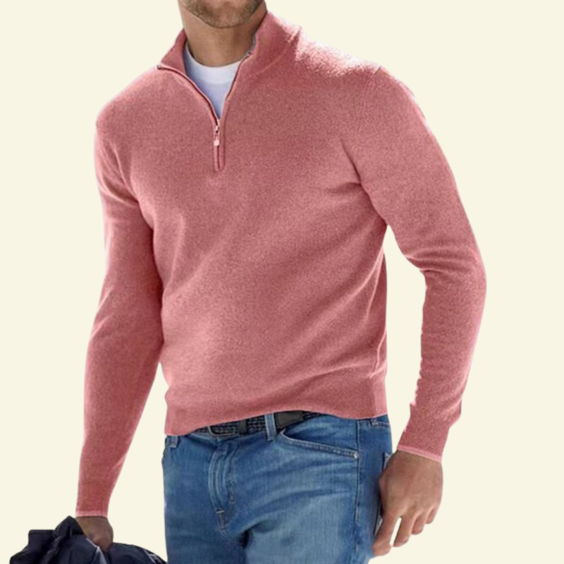 Damski sweter z wysoką stójką