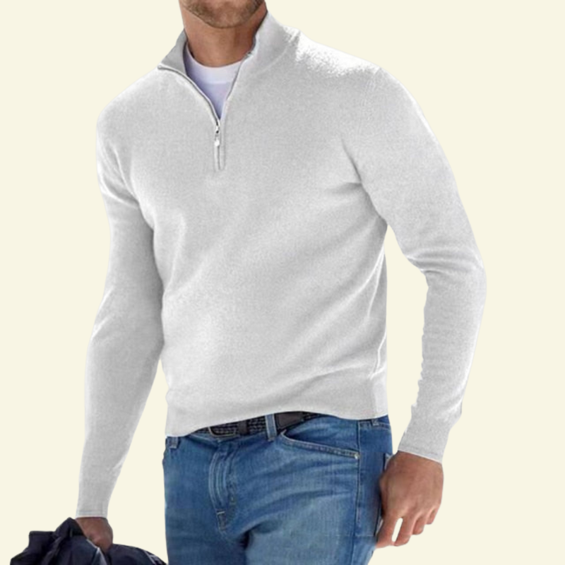 Damski sweter z wysoką stójką