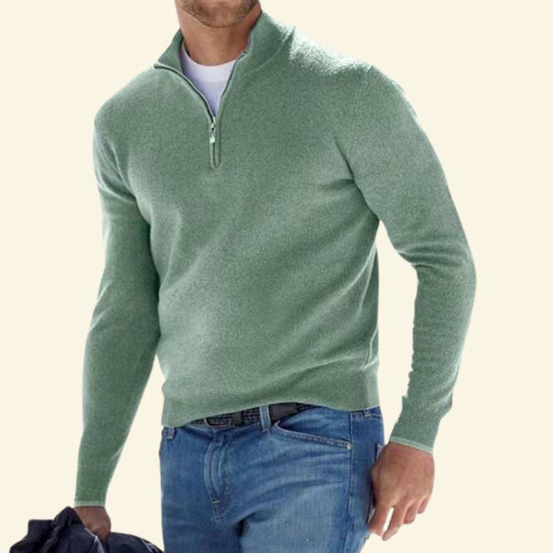 Damski sweter z wysoką stójką